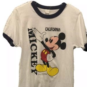 Vintage 80s Velva Sheen Mickey Mouse T-shirt